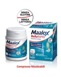 Maalox Reflurapid 40cpr Mastic