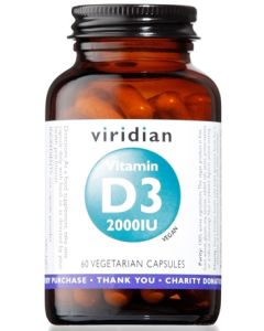 Viridian Vitamin d3 2000iu 60c