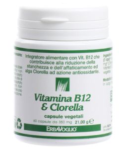 Vitamina B12+clorella 60cps