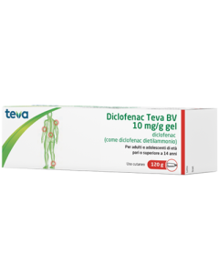 Diclofenac Teva*gel120g 10mg/g