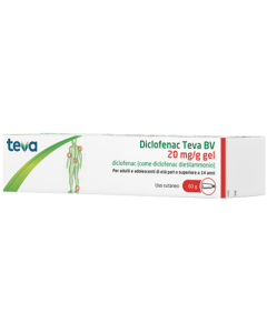 Diclofenac Teva*gel 60g 20mg/g