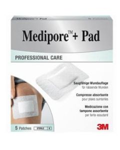 Medipore+pad Med 10x10cm 5pz